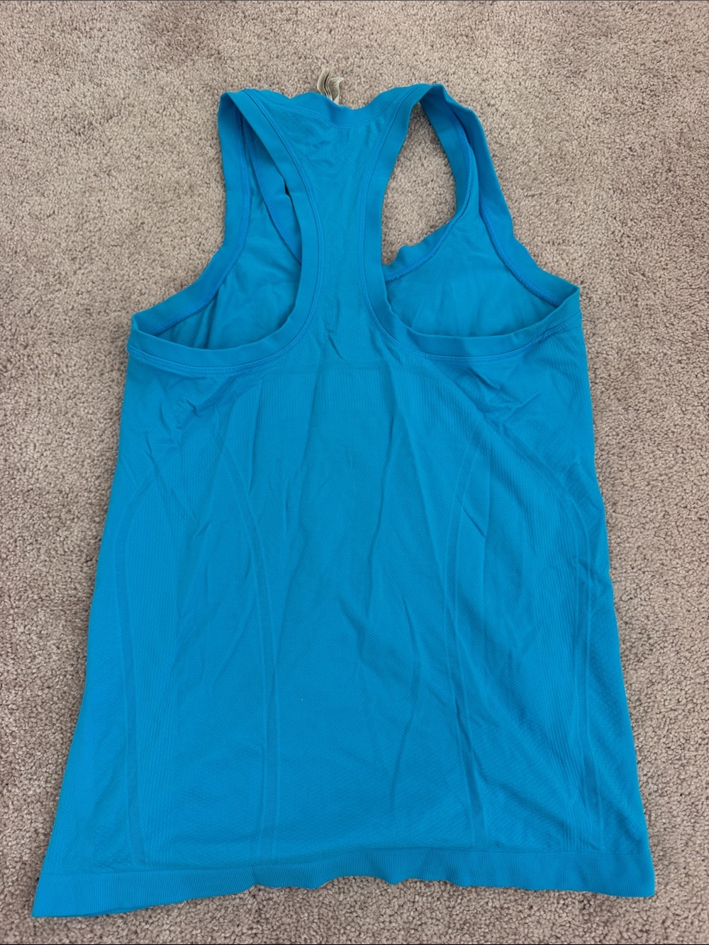 Athleta Bright Turquoise Racerback Tank - Picture 2 of 2